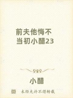 前夫他悔不當初小醋23