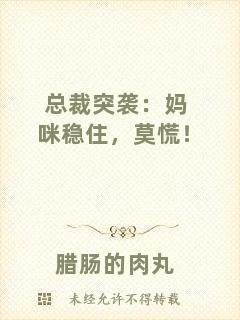 總裁突襲：媽咪穩住，莫慌！